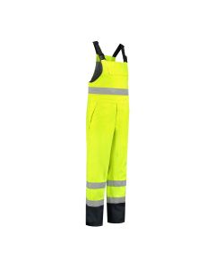 Dapro Protector Multinorm Waterproof Bib and Brace overall - Size - Navy Blue/Hi-Vis Yellow - Flame-retardant , Anti-Static and Chemical resistent