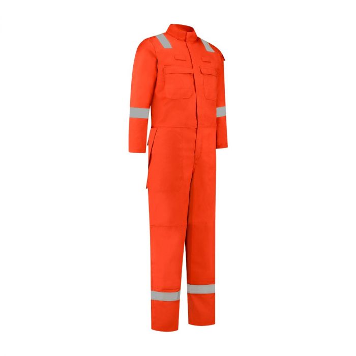 Dapro Diamond Multinorm Overall 98% Cotton - Size - Orange - Flame-Retardant , Anti-Static , Welding , Arc Flash Protection and Chemical Resistant