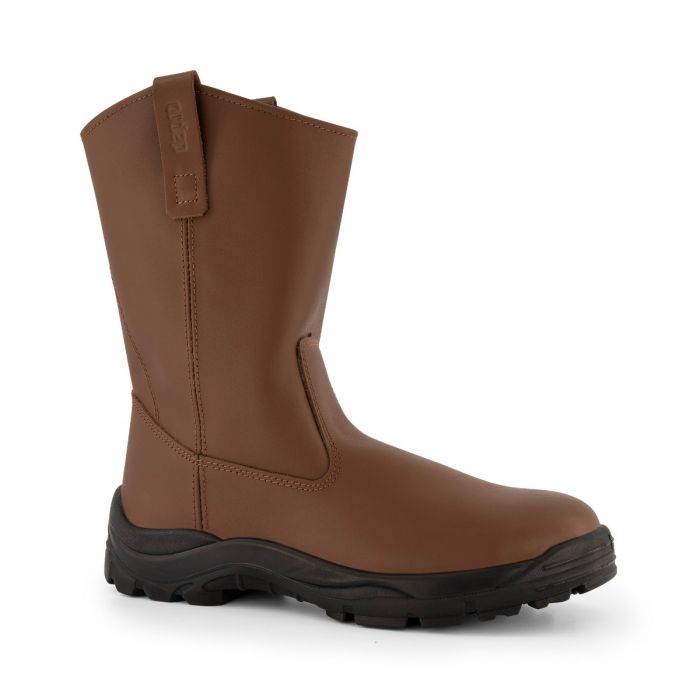 Dapro Driller S3 C Safety Boots - Size - Brown - Steel Toecap and Anti-Perforation Steel Midsole