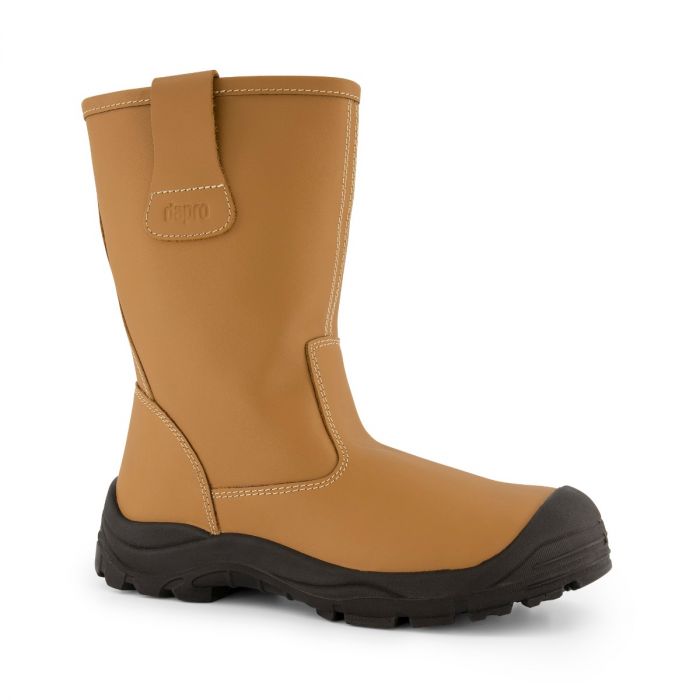 Dapro Elements 4 S3 C Safety Boots - Size - Light Brown - Steel Toecap and Anti-Perforation Steel Midsole