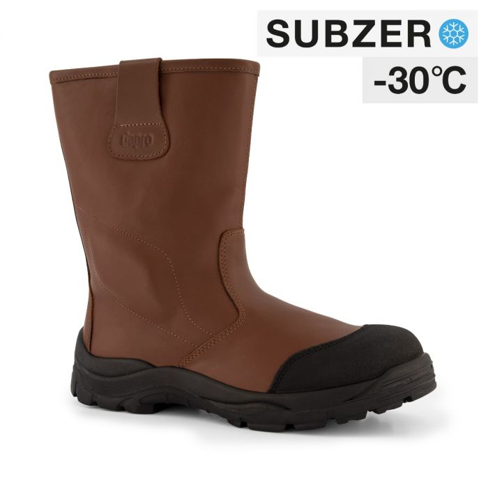 Dapro Rigger C S3 C SubZero&reg; Fur Lined and Insulated Safety Boots - Size - Brown - Composite toecap and Anti-Perforation Textile Midsole