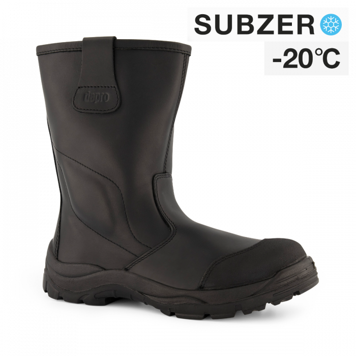 Dapro Rigger S3 C SubZero&reg; Insulated Safety Boots - Black - Steel toecap and Anti-Perforation Steel Midsole