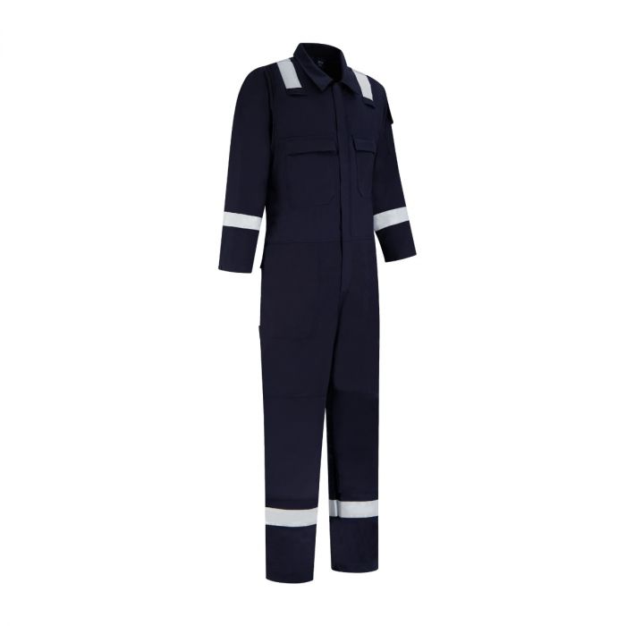 Dapro Roughneck Multinorm Summer Overall - Navy Blue - Flame-Retardant , Anti-Static , Arc Flash Protection and Welding