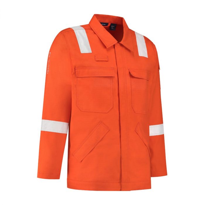 Dapro Roughneck Multinorm Jacket 98% Cotton - Size - Orange - Flame-Retardant , Anti-Static , Arc Flash Protection and Welding