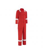 Dapro Diamond Multinorm Overall 98% Cotton - Size - Red - Flame-Retardant , Anti-Static , Welding , Arc Flash Protection and Chemical Resistant