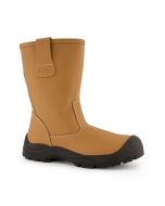Dapro Elements 4 S3 C Safety Boots - Size - Light Brown - Steel Toecap and Anti-Perforation Steel Midsole