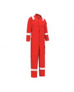 Dapro Roughneck Multinorm 98% Cotton Overall - Size - Red - Flame-Retardant , Anti-Static , Arc Flash Protection and Welding