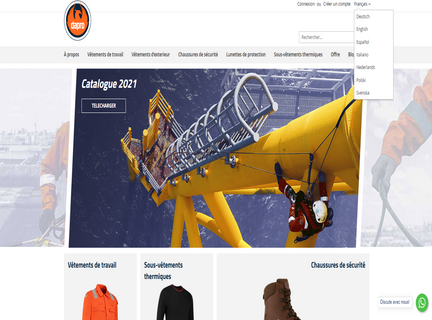Dapro-safety.com is now available in the following 7 languages